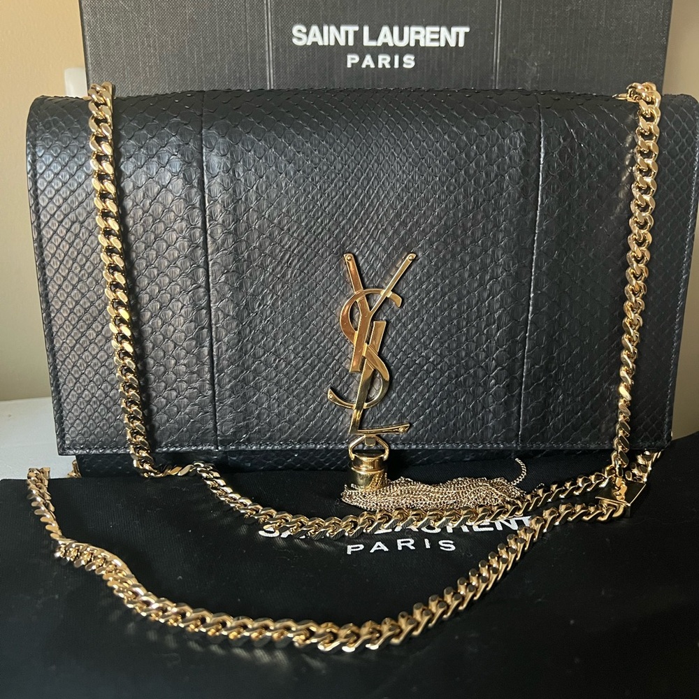 YSL Kate Medium Bag Black